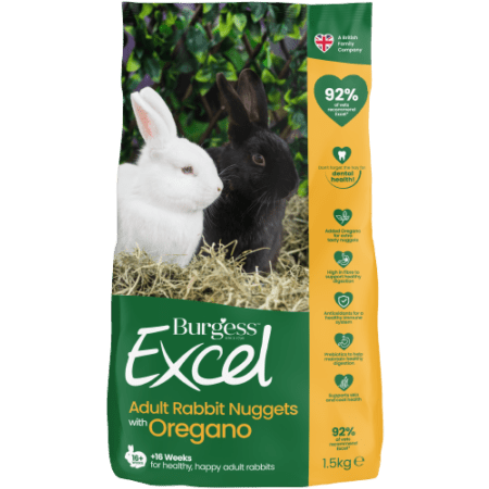 Burgess Excel Rabbit Adult con Origano - La Stalla dei Conigli Shop