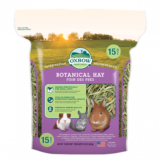 Fieno Oxbow Botanical Hay - esaurimento - La Stalla dei Conigli Shop